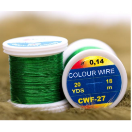 Hends krúžkovací drôtik Colour Wire 0,14mm 18m Zelená