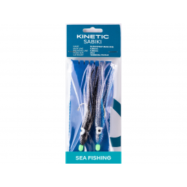 Kinetic Návazec Sabiki Blekksprut Maxi 8/0 110cm Blue Black Glitter