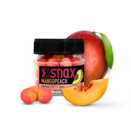 Delphin Nástraha D Snax Pop Mango Broskyňa 8mm 20g