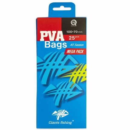 Giants Fishing PVA Vrecká Bags Mega Pack 25 ks