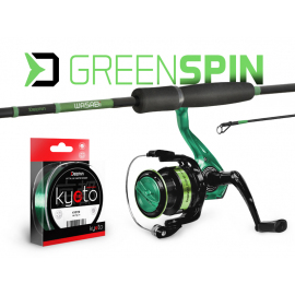Prívlačový set Delphin GreenSPIN - 210cm/30g + 2T + 0,234mm