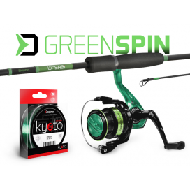 Prívlačový set Delphin GreenSPIN - 210cm/30g + 2T + 0,234mm