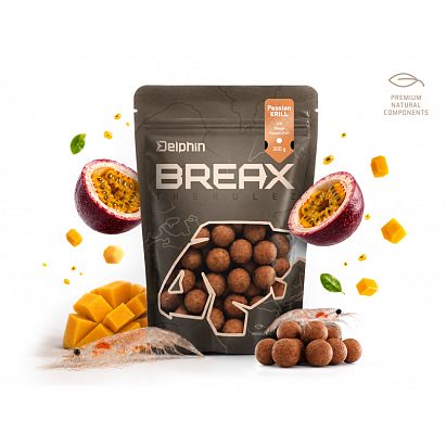 Boilies Delphin BreaX / PassionKRILL - Krill-Mango/24mm/300g Boilies Delphin BreaX / PassionKRILL - Krill-Mango/24mm/300g
