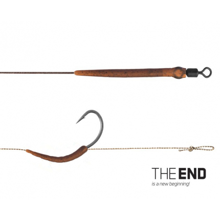 Delphin Náväzec The End Boilie Rig 2ks 20cm/25lbs/#6