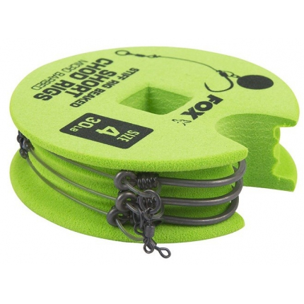 Fox Hotový Návazec Edges Stiff Chod Rig Short 3 ks 25lb velikost 6