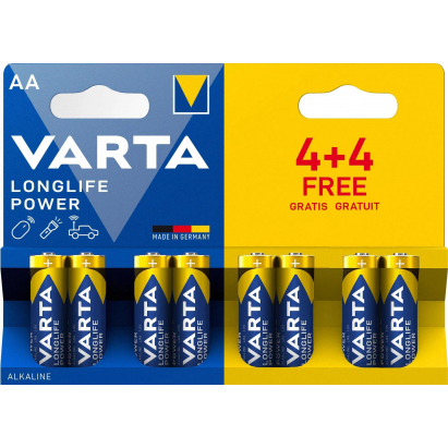 Varta Batéria LR6 7+3 Long Life Power AA