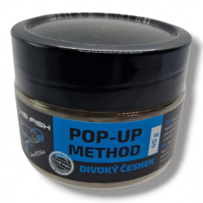KS Fish Boilie Pop-up method 40g 10mm Divoký cesnak KS Fish Boilie Pop-up method 40g 10mm Divoký cesnak