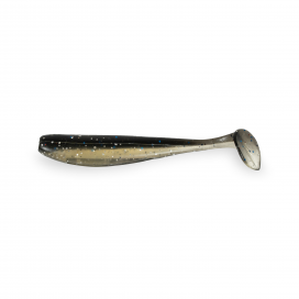 Haibo gumové nástrahy EASOO T-tail fish 6,5cm 20ks - Black&Silver