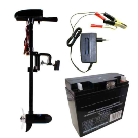 Set: Engine 18lb + akumulátor 17Ah / 12V + nabíjačka