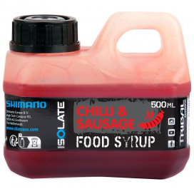 Shimano Booster Isolate Food Syrup Attractant Chilli Sausage 500 ml Shimano Booster Isolate Food Syrup Attractant Chilli Sausage 500 ml