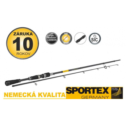 Prívlačové prúty SPORTEX Black Pearl GT-3 2-diel 210 cm 20g