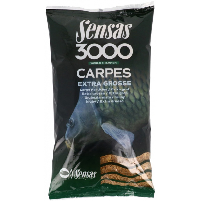 Sensas Kŕmenie 3000 Carpes Extra Gros 1kg Sensas Kŕmenie 3000 Carpes Extra Gros 1kg