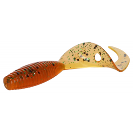 Mikado nástraha twister 38mm/ orange pepper 10 ks