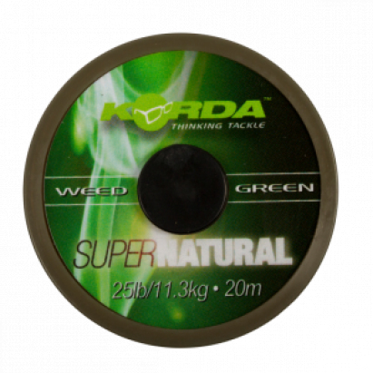 Korda - Šnúra Super Natural 25lb 20m Weedy Green Korda - Šnúra Super Natural 25lb 20m Weedy Green