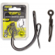 Black Cat Háčiky Gripper Ghost Hook DG Coating 5ks 1/0