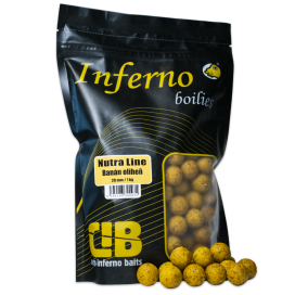 Carp Inferno Boilies Nutra Line Banán Kalkárka 20mm 250g