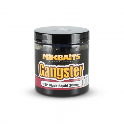Mikbaits Boilie v Dipu Gangster GSP Black Squid 250ml 20mm Mikbaits Boilie v Dipu Gangster GSP Black Squid 250ml 20mm