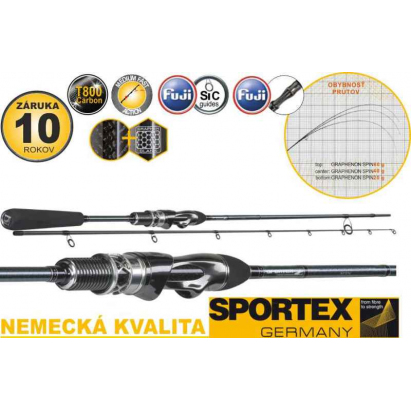 Prívlačový prút Sportex Graphenon Spin 270cm 33-78g