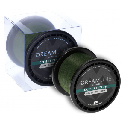 Mikado pletená šnúra dreamline competition 0.18mm/18.32kg/3000m zelená 1 cievka Mikado pletená šnúra dreamline competition 0.18mm/18.32kg/3000m zelená 1 cievka