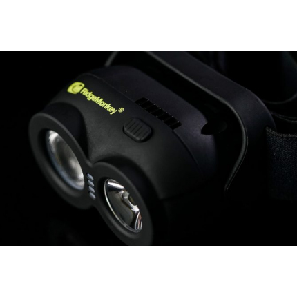 RidgeMonkey nabíjateľná čelovka VRH150X USB Rechargeable Headtorch