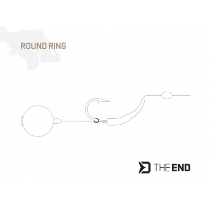 Delphin Kroužek Na Montáže TheEND Ring 3,1 mm 30 ks