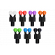 Black label Bobbin Clip x 3  - White