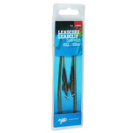 Giants Fishing Montáž S Olovenou Šnúrkou Leadcore 45Lb Leadclip 2ks 100cm