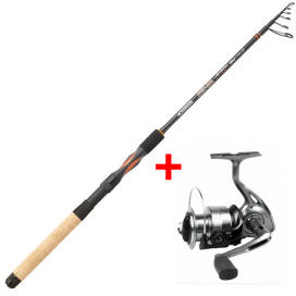 Garbolino prút Proxima JetSpin Tele MH 2,40m, 15-40g + navijak Strike 301 FD Garbolino prút Proxima JetSpin Tele MH 2,40m, 15-40g + navijak Strike 301 FD