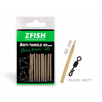 Zfish Sada Prevliekov Anti Tangle Sleeves + Obratlík QC Veľ. 8 10 ks