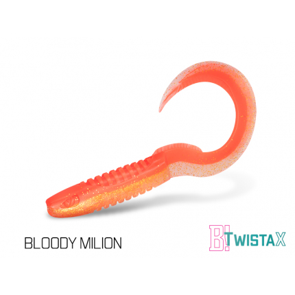 Umelá nástraha Delphin TwistaX Eeltail UVs / 5ks 15cm/TUNA