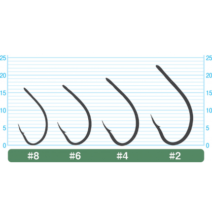 háček Owner CM-1 /8ks/ 53276.06 - FLYLINER