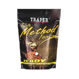 Traper Pelety Method Feeder Ready Halibut Čierny 2mm 500g