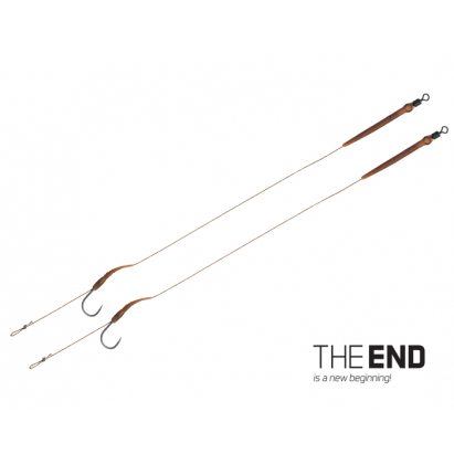 Delphin Náväzec The End Boilie Rig 2ks 20cm/25lbs/#2 Delphin Náväzec The End Boilie Rig 2ks 20cm/25lbs/#2