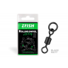 Zfish Obratlík s Krúžkom Rolling Swivel With Ring Black Matt Veľ. 8 Nosnosť 26 kg