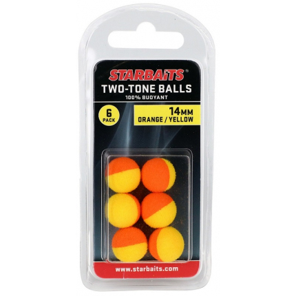 Starbaits Nástraha Two Tones Balls 14mm 6ks