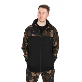 Fox LW Black/Camo Split Zip Hoody