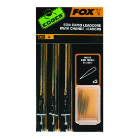 Fox Montáž Edges Camo Leadcore Kwik Change Leaders 50lb