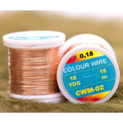 Hends krúžkovací drôtik Colour Wire 0,14mm 18m Medený