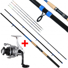 Giants fishing Prut CLX MK2 Feeder 3.3m,80g + Naviják Spark 4000FD