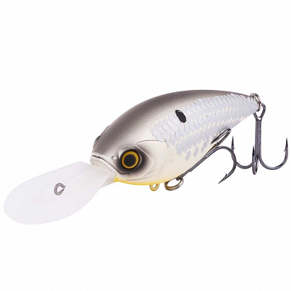 Shimano Wobler Lure Yasei Cover Crank Floating MR Matt White 7 cm 17 g Shimano Wobler Lure Yasei Cover Crank Floating MR Matt White 7 cm 17 g