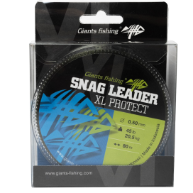 Giants fishing Šokový vlasec Snag Leader XL-Protect Army Green 80m | 0,50 mm / 45lb (20,5 kg)