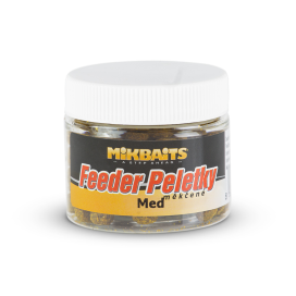 Mikbaits Feeder mäkčené peletky 50ml - Med