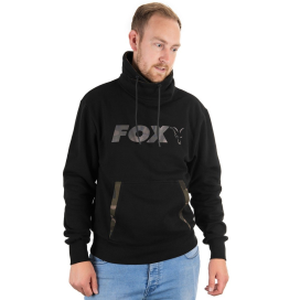 Fox Mikina Black Camo Print High Neck
