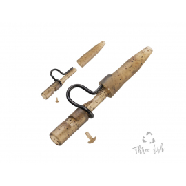 Zfish Závesky Heavy Duty Clip Pin & Tail Rubber 6 ks