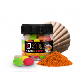 Delphin Nástraha MIX D SNAX WAFT 10x7mm/20g Mušľa Korenie