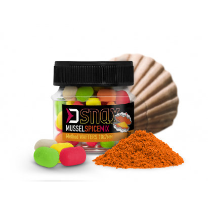 Delphin Nástraha MIX D SNAX WAFT 10x7mm/20g Mušľa Korenie Delphin Nástraha MIX D SNAX WAFT 10x7mm/20g Mušľa Korenie