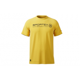 Sportex rybárske tričko T-Shirt žlté s logom 