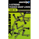 Matrix Obratlík s karabínkou X-Strong Feeder Snap Links Size 10 10ks