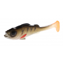 Mikado nástraha real fish perch 9.5cm/natural perch 4 ks