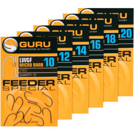 Guru Tackle Háčik LWG Feeder Special (Barbed/Eyed)